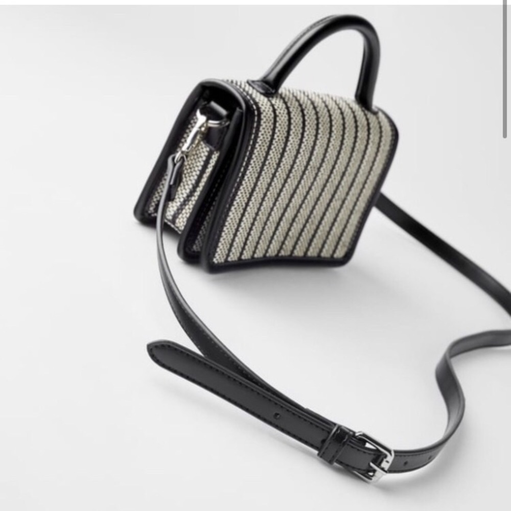ZARA WOVEN CROSSBODY HANDBAG BRAND NEW WITH TAGS